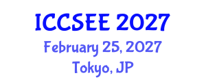 International Conference on Computer Science and Electronics Engineering (ICCSEE) February 25, 2027 - Tokyo, Japan International Conference on Computer Science and Electronics Engineering (ICCSEE) February 25, 2027 - Tokyo, Japan
