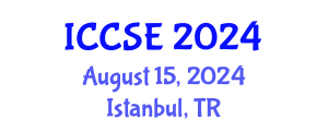 International Conference on Computer Science and Engineering (ICCSE) August 15, 2024 - Istanbul, Turkey