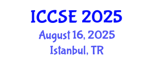International Conference on Computer Science and Engineering (ICCSE) August 16, 2025 - Istanbul, Turkey
