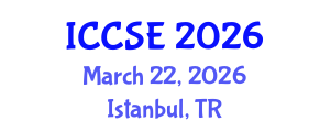 International Conference on Computer Science and Engineering (ICCSE) March 22, 2026 - Istanbul, Turkey