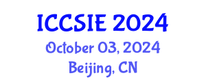 International Conference on Computer Science and Information Engineering (ICCSIE) October 03, 2024 - Beijing, China