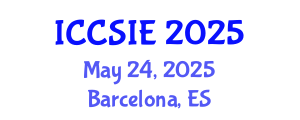 International Conference on Computer Science and Information Engineering (ICCSIE) May 24, 2025 - Barcelona, Spain
