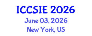 International Conference on Computer Science and Information Engineering (ICCSIE) June 03, 2026 - New York, United States