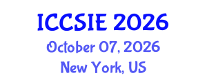 International Conference on Computer Science and Information Engineering (ICCSIE) October 07, 2026 - New York, United States