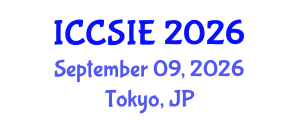 International Conference on Computer Science and Information Engineering (ICCSIE) September 09, 2026 - Tokyo, Japan