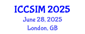International Conference on Computer Science and Information Management (ICCSIM) June 28, 2025 - London, United Kingdom