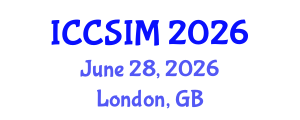 International Conference on Computer Science and Information Management (ICCSIM) June 28, 2026 - London, United Kingdom