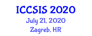 International Conference on Computer Science and Information Systems (ICCSIS) July 21, 2020 - Zagreb, Croatia