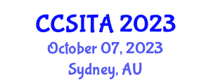 International Conference on Computer Science and Information Technology Advances (CCSITA) October 07, 2023 - Sydney, Australia International Conference on Computer Science and Information Technology Advances (CCSITA) October 07, 2023 - Sydney, Australia