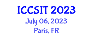 International Conference on Computer Science and Information Technology (ICCSIT) July 06, 2023 - Paris, France