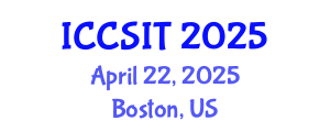 International Conference on Computer Science and Information Technology (ICCSIT) April 22, 2025 - Boston, United States