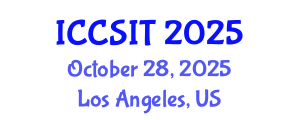 International Conference on Computer Science and Information Technology (ICCSIT) October 28, 2025 - Los Angeles, United States