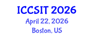 International Conference on Computer Science and Information Technology (ICCSIT) April 22, 2026 - Boston, United States