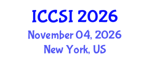 International Conference on Computer Science and Innovation (ICCSI) November 04, 2026 - New York, United States International Conference on Computer Science and Innovation (ICCSI) November 04, 2026 - New York, United States