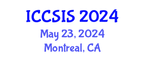 International Conference on Computer Science and Intelligent Systems (ICCSIS) May 23, 2024 - Montreal, Canada