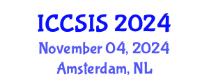 International Conference on Computer Science and Intelligent Systems (ICCSIS) November 04, 2024 - Amsterdam, Netherlands