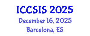 International Conference on Computer Science and Intelligent Systems (ICCSIS) December 16, 2025 - Barcelona, Spain