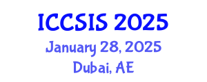International Conference on Computer Science and Intelligent Systems (ICCSIS) January 28, 2025 - Dubai, United Arab Emirates