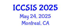 International Conference on Computer Science and Intelligent Systems (ICCSIS) May 24, 2025 - Montreal, Canada