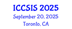 International Conference on Computer Science and Intelligent Systems (ICCSIS) September 20, 2025 - Toronto, Canada