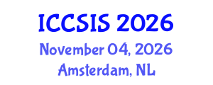 International Conference on Computer Science and Intelligent Systems (ICCSIS) November 04, 2026 - Amsterdam, Netherlands