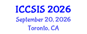 International Conference on Computer Science and Intelligent Systems (ICCSIS) September 20, 2026 - Toronto, Canada