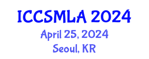 International Conference on Computer Science and Machine Learning Algorithms (ICCSMLA) April 25, 2024 - Seoul, Republic of Korea