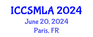 International Conference on Computer Science and Machine Learning Algorithms (ICCSMLA) June 20, 2024 - Paris, France