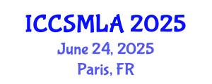 International Conference on Computer Science and Machine Learning Algorithms (ICCSMLA) June 24, 2025 - Paris, France