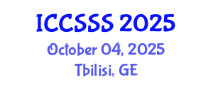 International Conference on Computer Science and Service System (ICCSSS) October 04, 2025 - Tbilisi, Georgia
