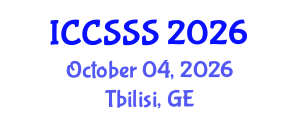 International Conference on Computer Science and Service System (ICCSSS) October 04, 2026 - Tbilisi, Georgia