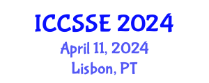International Conference on Computer Science and Software Engineering (ICCSSE) April 11, 2024 - Lisbon, Portugal