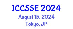 International Conference on Computer Science and Software Engineering (ICCSSE) August 15, 2024 - Tokyo, Japan