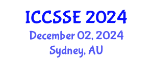 International Conference on Computer Science and Software Engineering (ICCSSE) December 02, 2024 - Sydney, Australia
