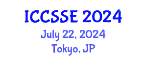 International Conference on Computer Science and Software Engineering (ICCSSE) July 22, 2024 - Tokyo, Japan