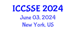 International Conference on Computer Science and Software Engineering (ICCSSE) June 03, 2024 - New York, United States