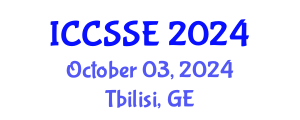 International Conference on Computer Science and Software Engineering (ICCSSE) October 03, 2024 - Tbilisi, Georgia