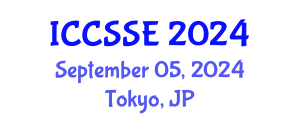 International Conference on Computer Science and Software Engineering (ICCSSE) September 05, 2024 - Tokyo, Japan