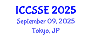International Conference on Computer Science and Software Engineering (ICCSSE) September 09, 2025 - Tokyo, Japan