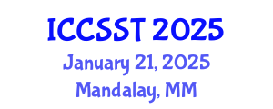 International Conference on Computer Science and Systems Technology (ICCSST) January 21, 2025 - Mandalay, Myanmar