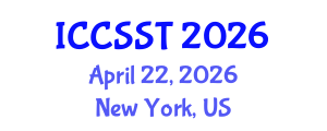 International Conference on Computer Science and Systems Technology (ICCSST) April 22, 2026 - New York, United States