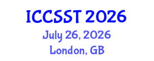 International Conference on Computer Science and Systems Technology (ICCSST) July 26, 2026 - London, United Kingdom