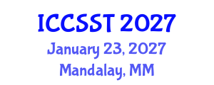 International Conference on Computer Science and Systems Technology (ICCSST) January 23, 2027 - Mandalay, Myanmar