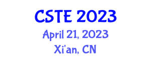 International Conference on Computer Science and Technologies in Education (CSTE) April 21, 2023 - Xi'an, China