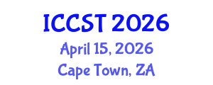 International Conference on Computer Science and Technology (ICCST) April 15, 2026 - Cape Town, South Africa