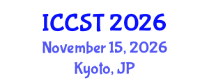 International Conference on Computer Science and Technology (ICCST) November 15, 2026 - Kyoto, Japan International Conference on Computer Science and Technology (ICCST) November 15, 2026 - Kyoto, Japan