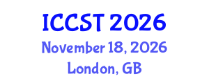 International Conference on Computer Science and Technology (ICCST) November 18, 2026 - London, United Kingdom