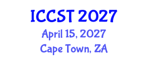 International Conference on Computer Science and Technology (ICCST) April 15, 2027 - Cape Town, South Africa International Conference on Computer Science and Technology (ICCST) April 15, 2027 - Cape Town, South Africa