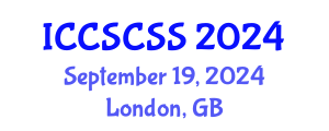 International Conference on Computer Science, Complex Systems and Security (ICCSCSS) September 19, 2024 - London, United Kingdom
