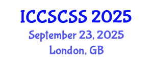 International Conference on Computer Science, Complex Systems and Security (ICCSCSS) September 23, 2025 - London, United Kingdom
